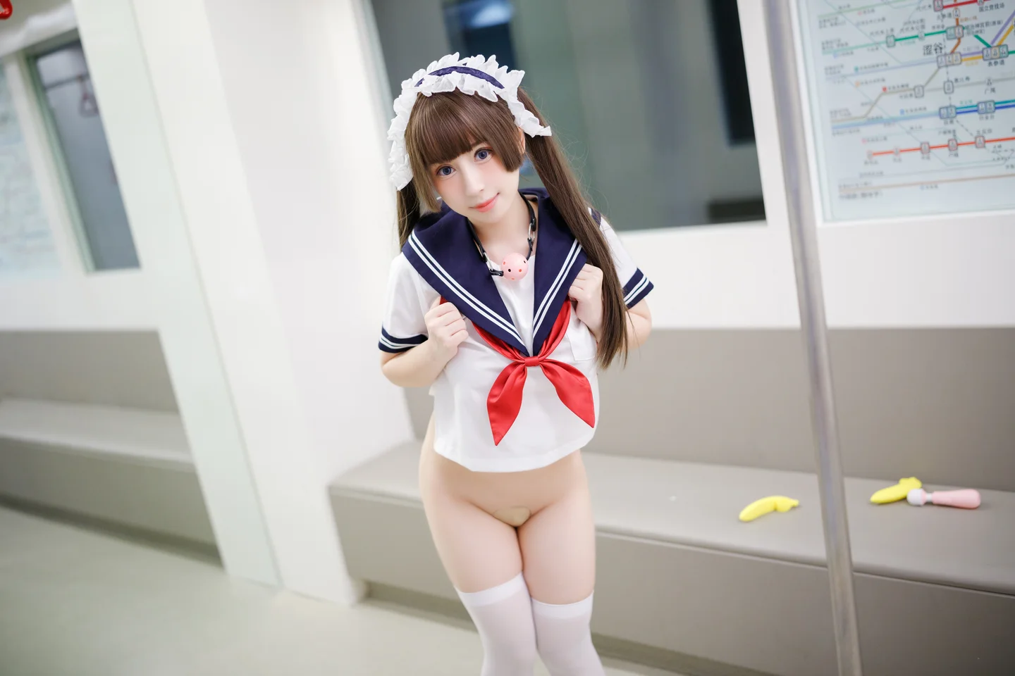 胡桃猫 - No.033 电车痴女 [152P-2GB] tg@simisebaisi 【丝足阁】133.webp